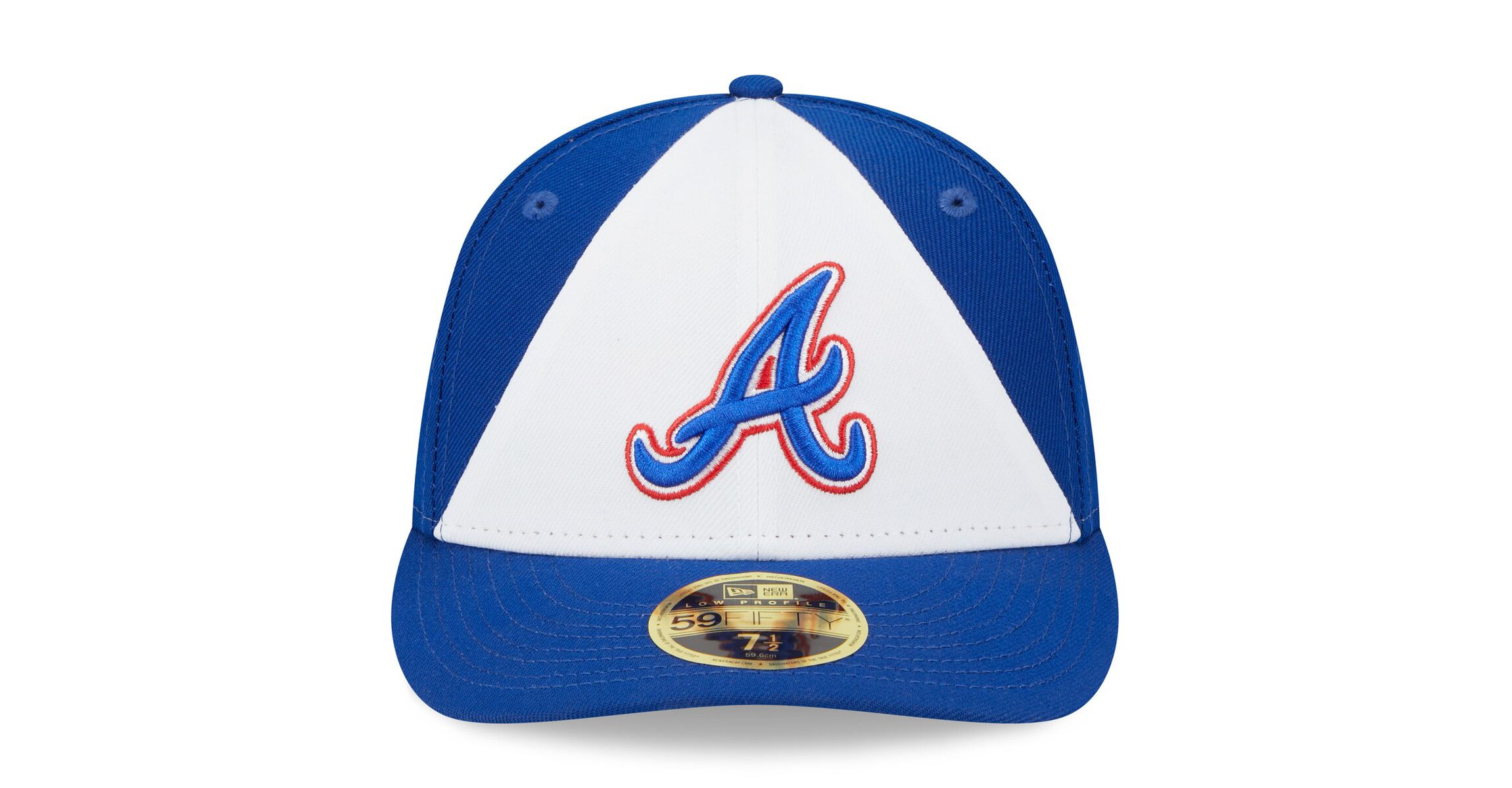MLB White/Royal Atlanta Braves 2023 City Connect Low 59FIFTY Fitted Hat