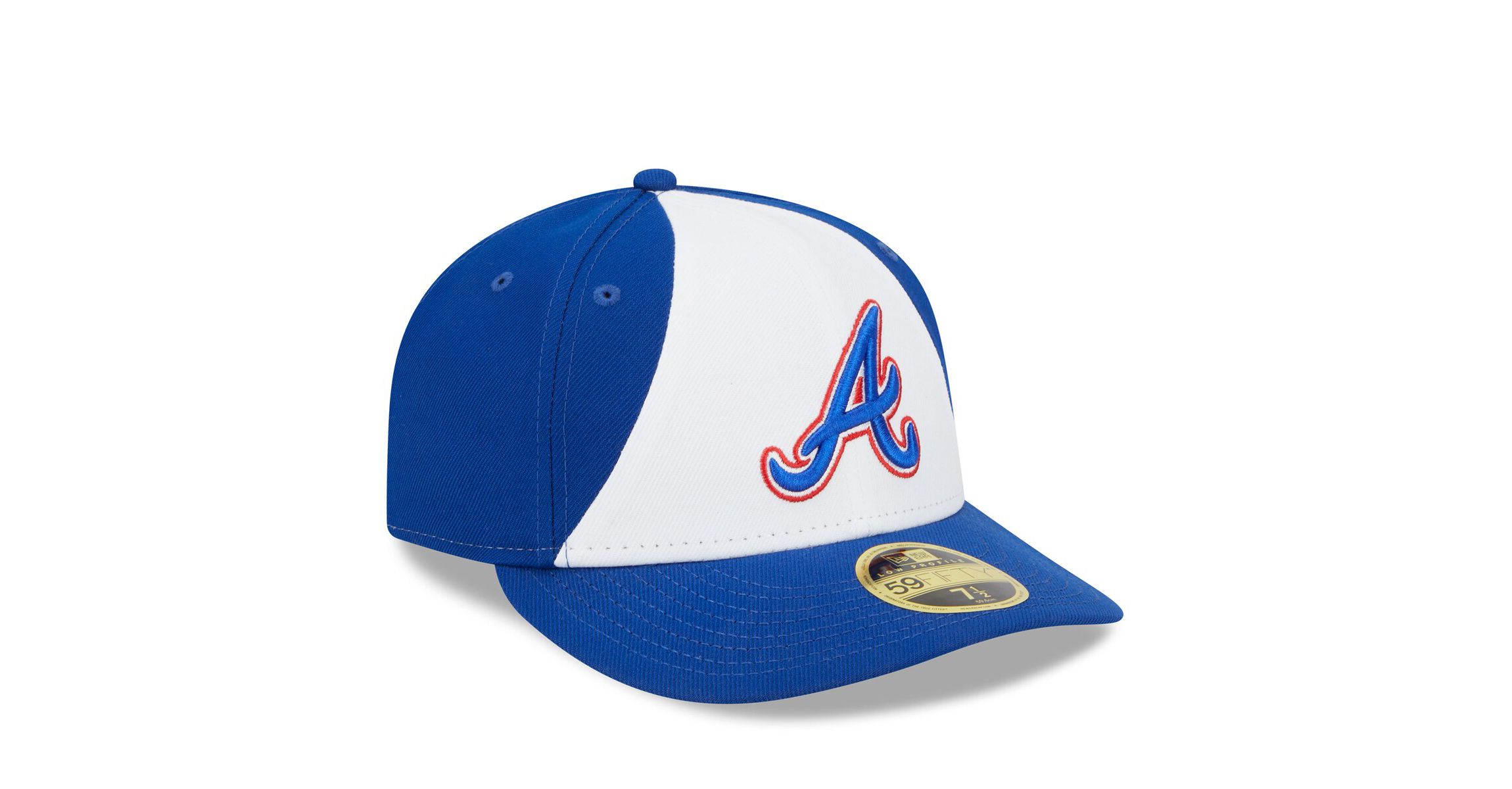 MLB White/Royal Atlanta Braves 2023 City Connect Low 59FIFTY Fitted Hat