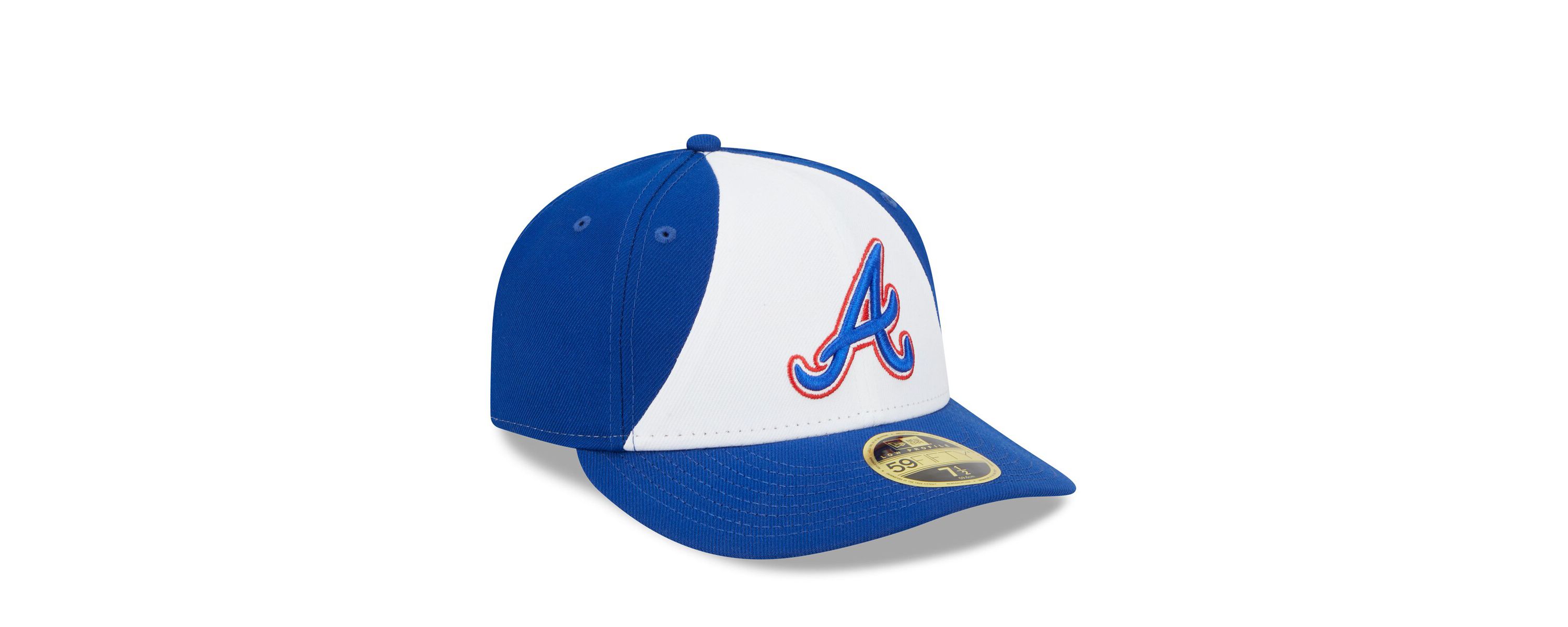 MLB White/Royal Atlanta Braves 2023 City Connect Low 59FIFTY Fitted Hat