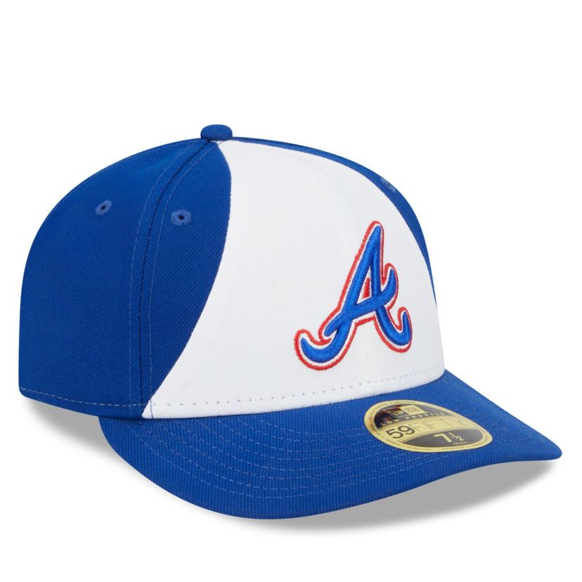 MLB White/Royal Atlanta Braves 2023 City Connect Low 59FIFTY Fitted Hat