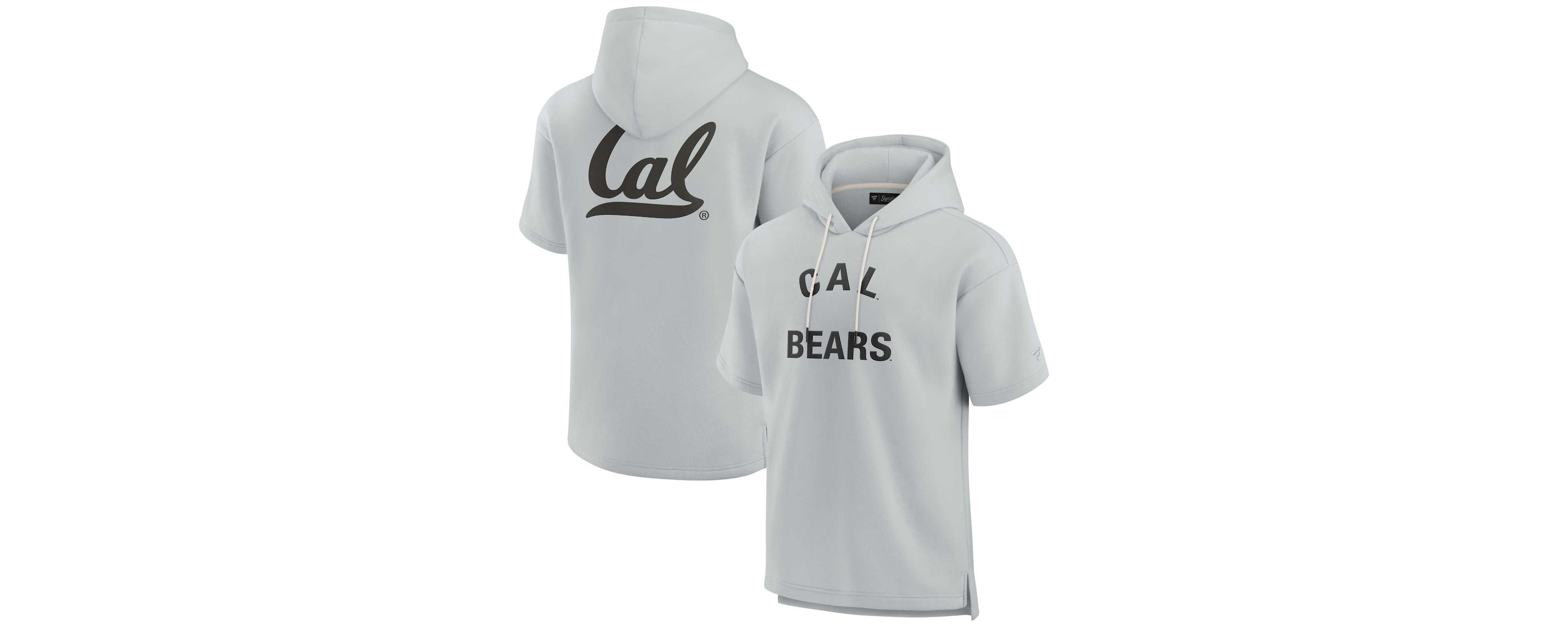 California Golden Bears NCAA Unisex Fanatics Cal Bears Elements Super Soft Fleece Short Sleeve Pullover Hoodie