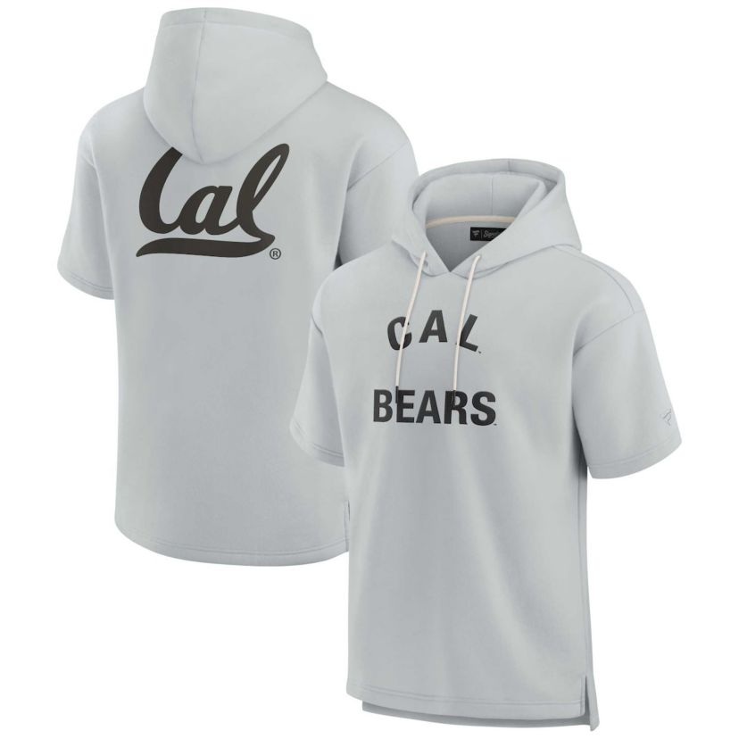 California Golden Bears NCAA Unisex Fanatics Cal Bears Elements Super Soft Fleece Short Sleeve Pullover Hoodie