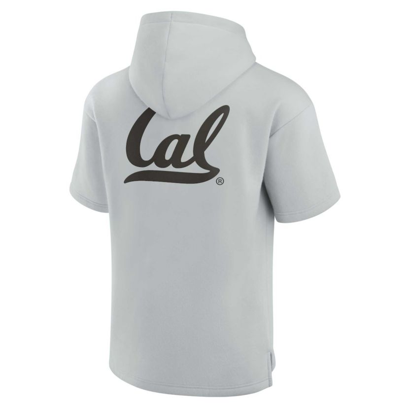 California Golden Bears NCAA Unisex Fanatics Cal Bears Elements Super Soft Fleece Short Sleeve Pullover Hoodie