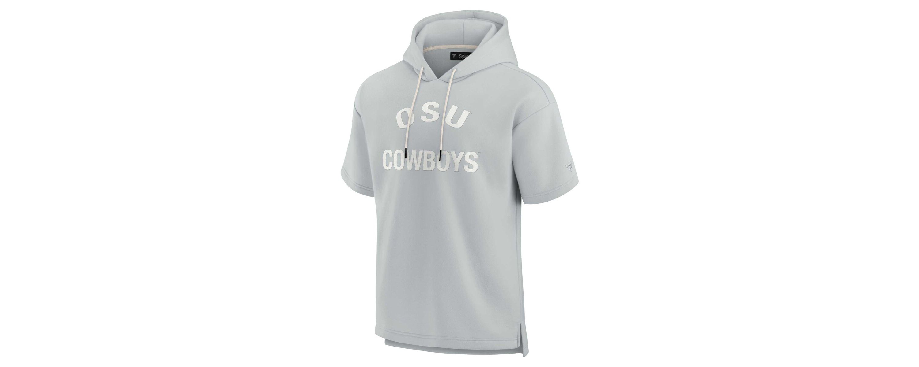 NCAA Unisex Fanatics Oklahoma State Cowboys Elements Super Soft Fleece Short Sleeve Pullover Hoodie