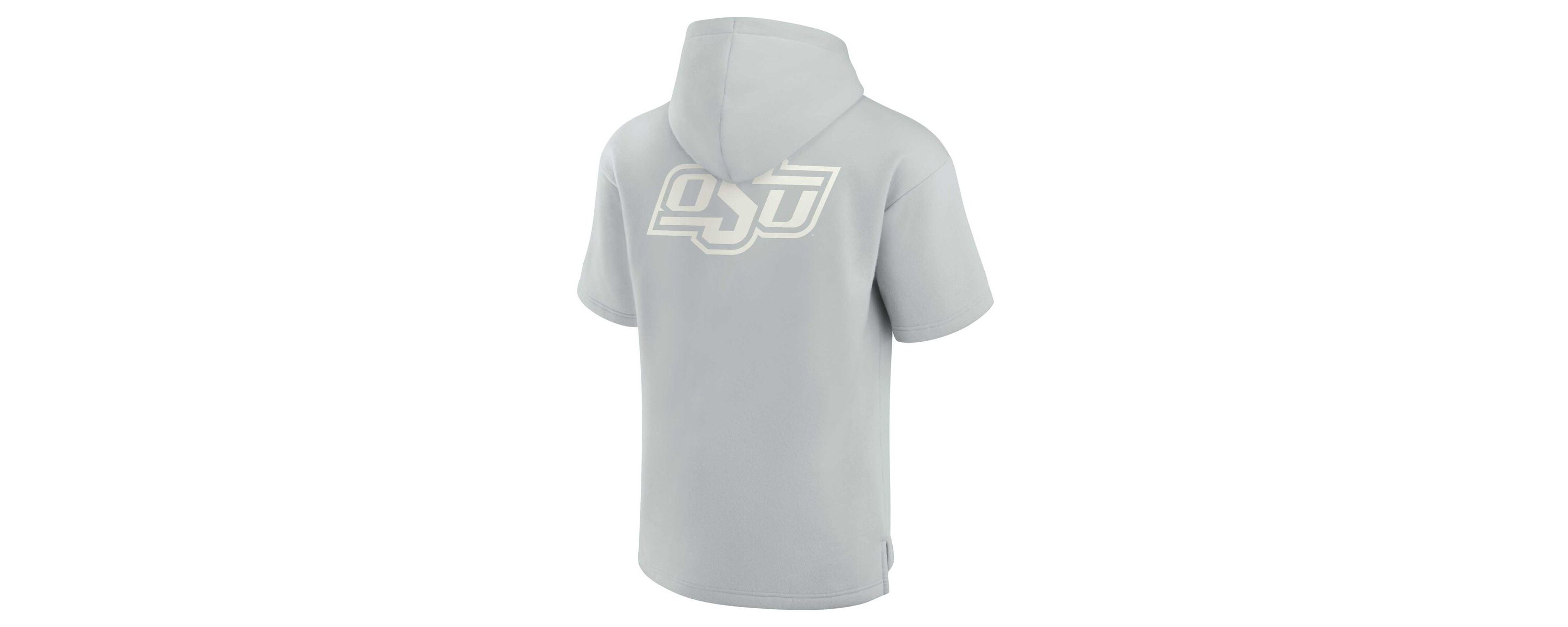 NCAA Unisex Fanatics Oklahoma State Cowboys Elements Super Soft Fleece Short Sleeve Pullover Hoodie