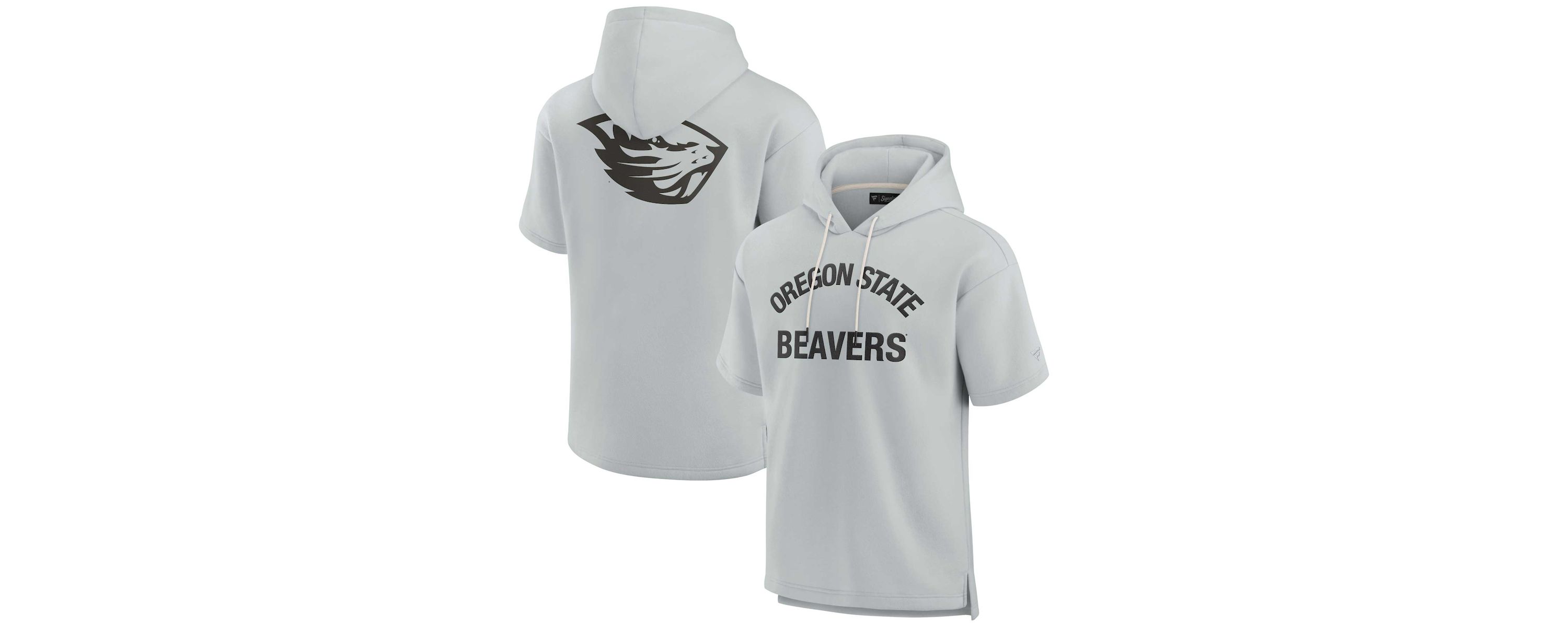 NCAA Unisex Fanatics Oregon State Beavers Elements Super Soft Fleece Short Sleeve Pullover Hoodie