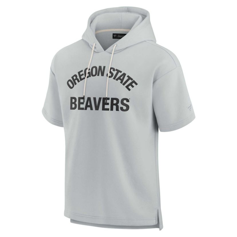 NCAA Unisex Fanatics Oregon State Beavers Elements Super Soft Fleece Short Sleeve Pullover Hoodie