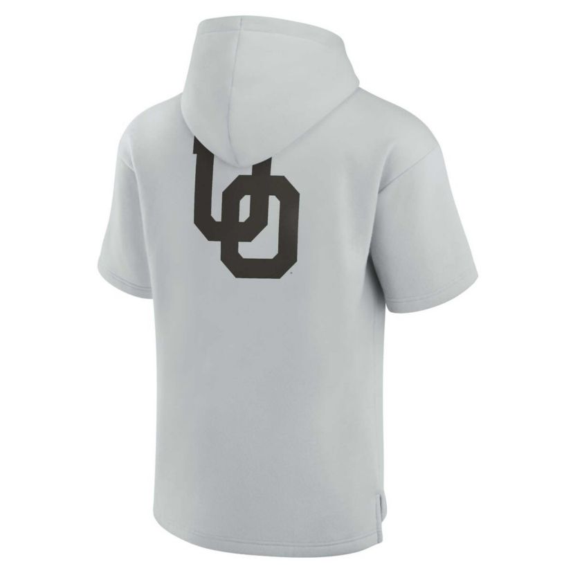 NCAA Unisex Fanatics Oregon Ducks Elements Super Soft Fleece Short Sleeve Pullover Hoodie
