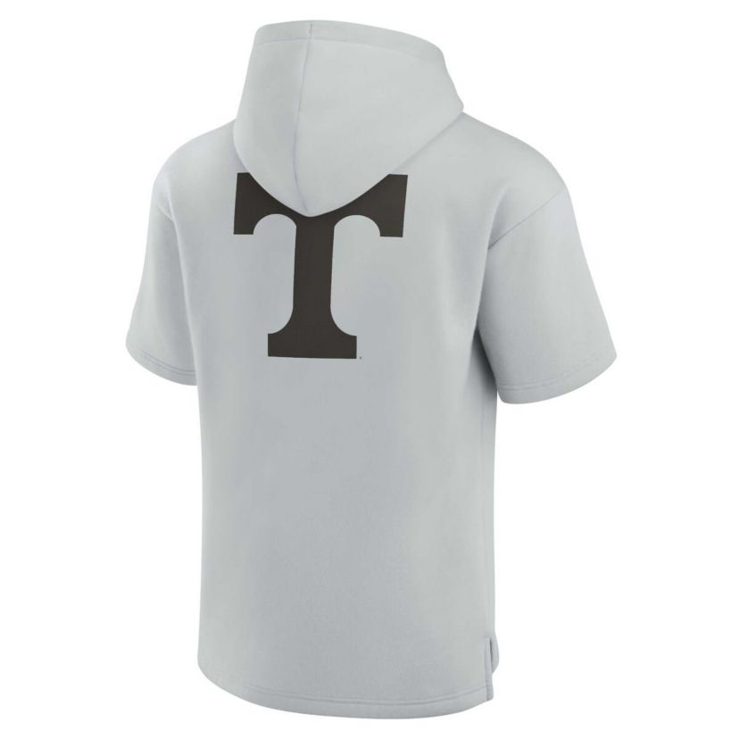 NCAA Unisex Fanatics Tennessee Volunteers Elements Super Soft Fleece Short Sleeve Pullover Hoodie