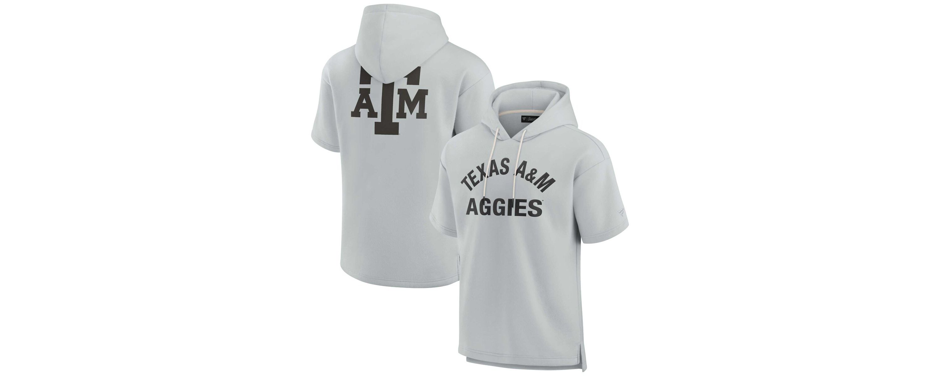 NCAA Unisex Fanatics Texas A&M Aggies Elements Super Soft Fleece Short Sleeve Pullover Hoodie