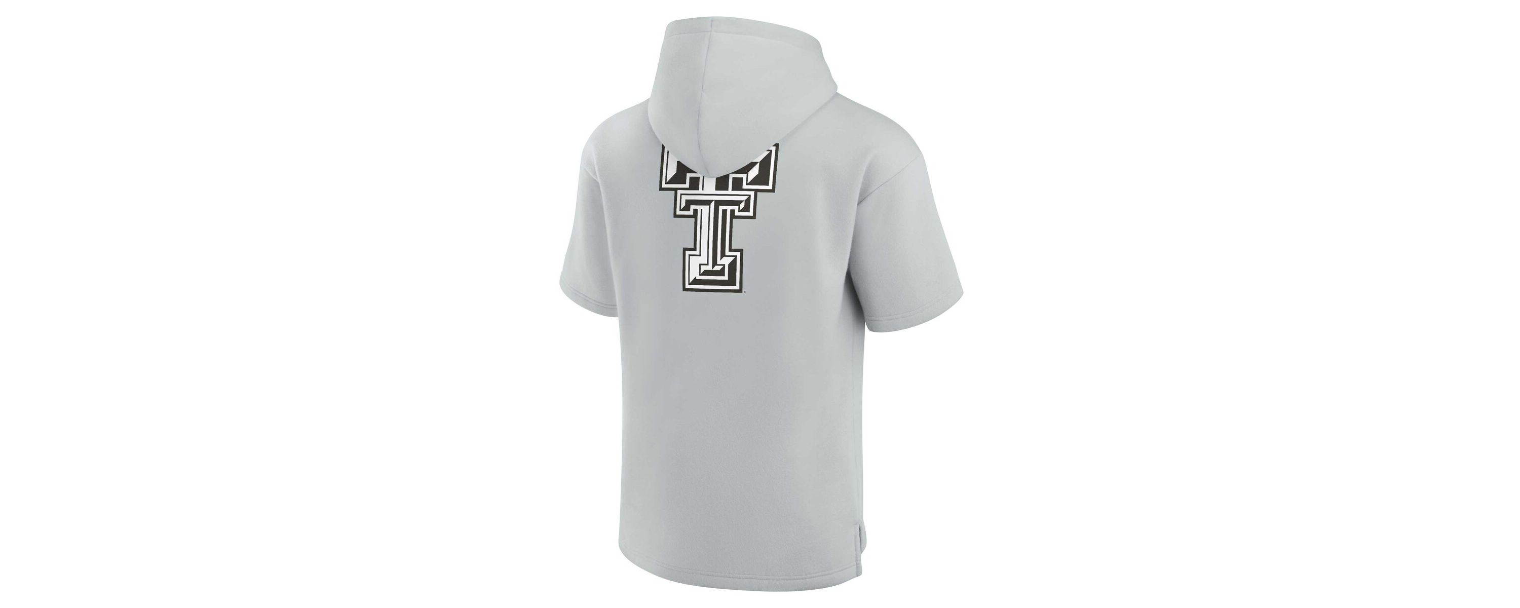 Texas Tech Red Raiders NCAA Unisex Fanatics Texas Tech Raiders Elements Super Soft Fleece Short Sleeve Pullover Hoodie