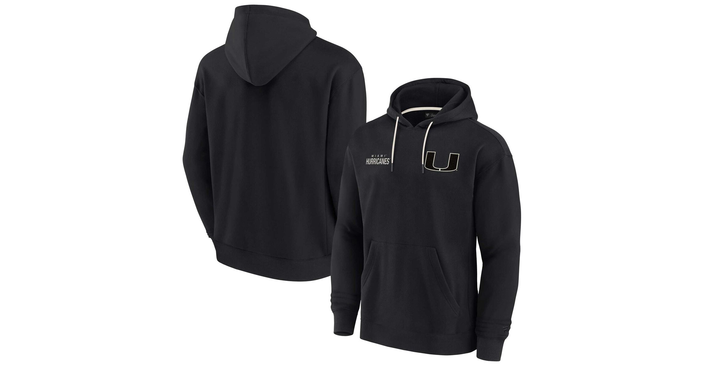 Miami (FL) Hurricanes NCAA Unisex Fanatics Miami Hurricanes Elements Super Soft Fleece Pullover Hoodie