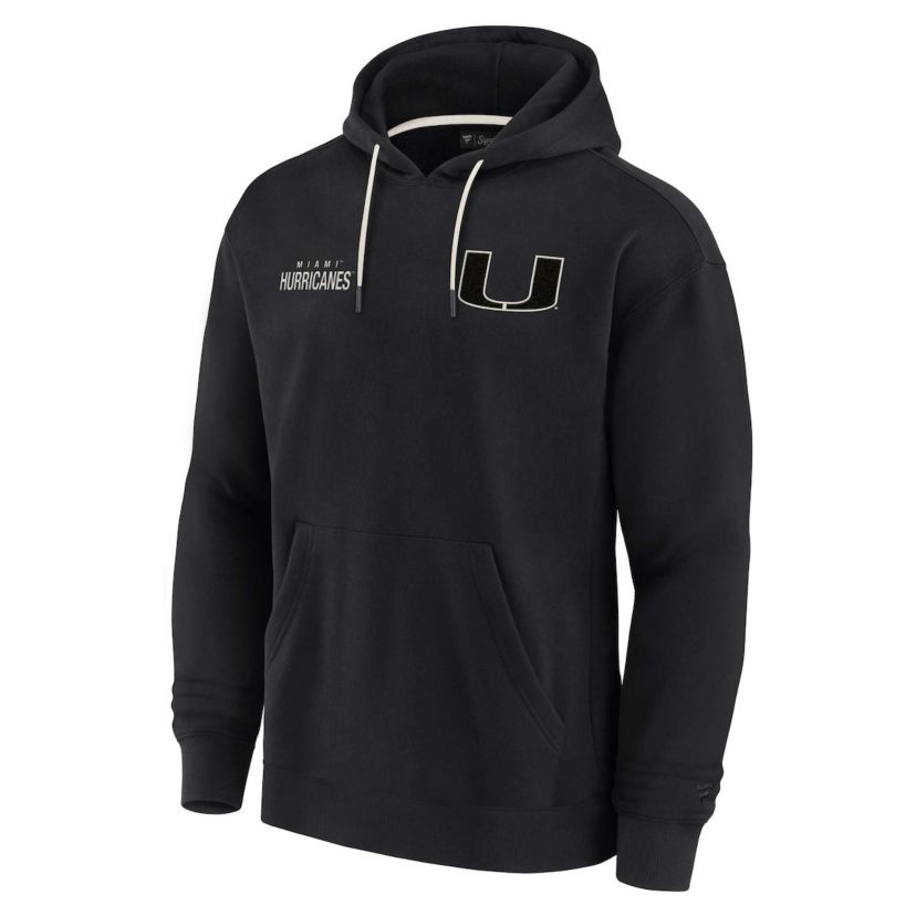 Miami (FL) Hurricanes NCAA Unisex Fanatics Miami Hurricanes Elements Super Soft Fleece Pullover Hoodie