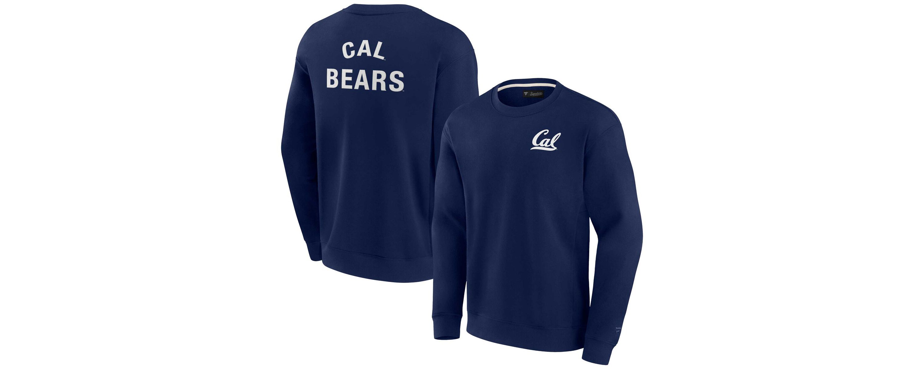 California Golden Bears NCAA Unisex Fanatics Cal Bears Super Soft Pullover Crew Sweatshirt