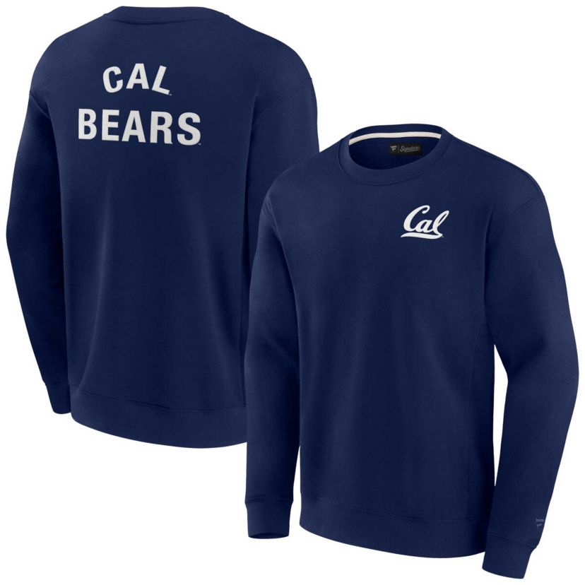 California Golden Bears NCAA Unisex Fanatics Cal Bears Super Soft Pullover Crew Sweatshirt