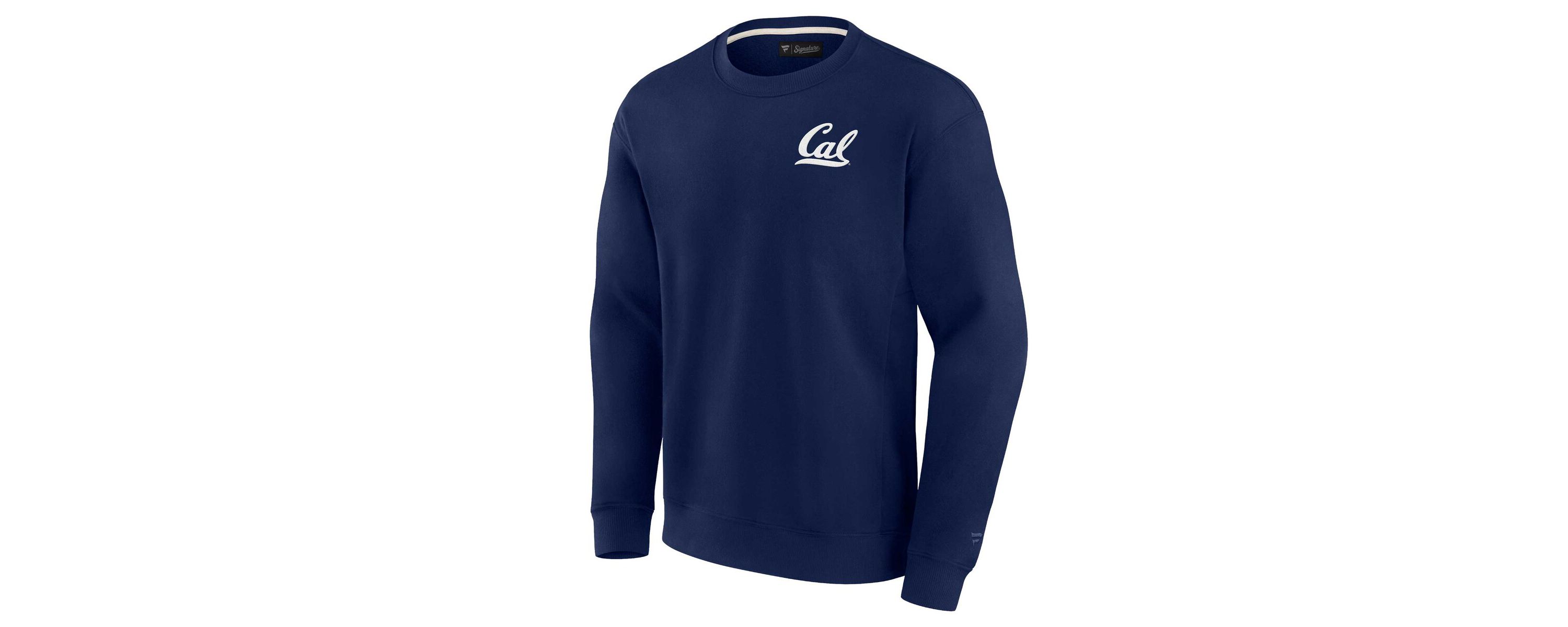 California Golden Bears NCAA Unisex Fanatics Cal Bears Super Soft Pullover Crew Sweatshirt
