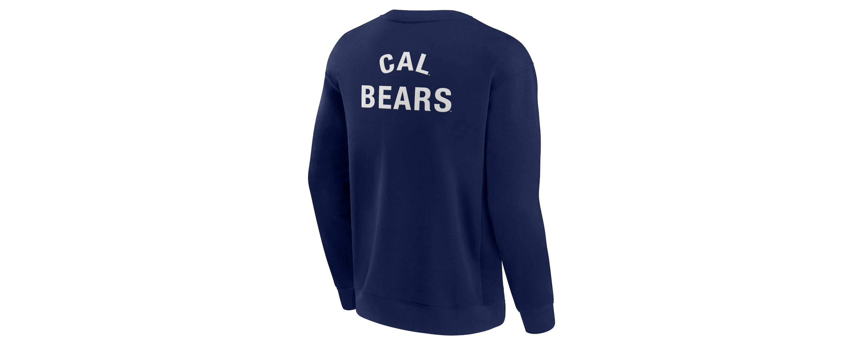 California Golden Bears NCAA Unisex Fanatics Cal Bears Super Soft Pullover Crew Sweatshirt
