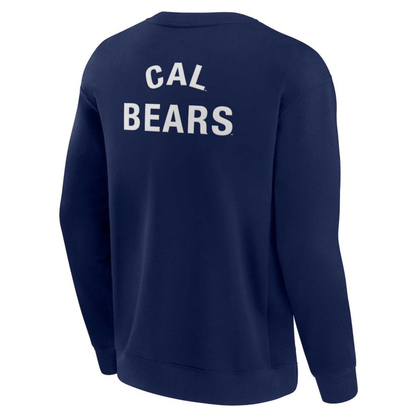 California Golden Bears NCAA Unisex Fanatics Cal Bears Super Soft Pullover Crew Sweatshirt