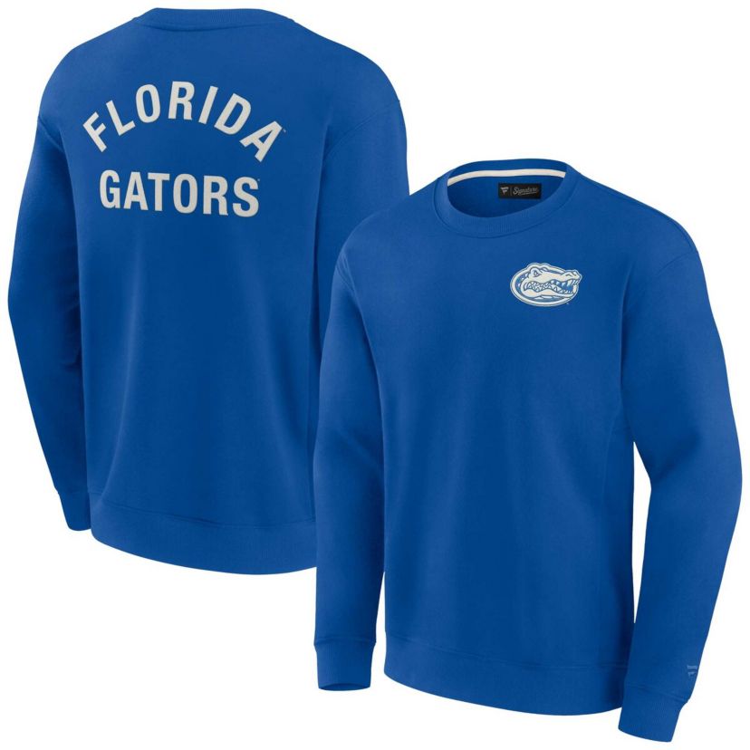 NCAA Unisex Fanatics Florida Gators Super Soft Pullover Crew Sweatshirt