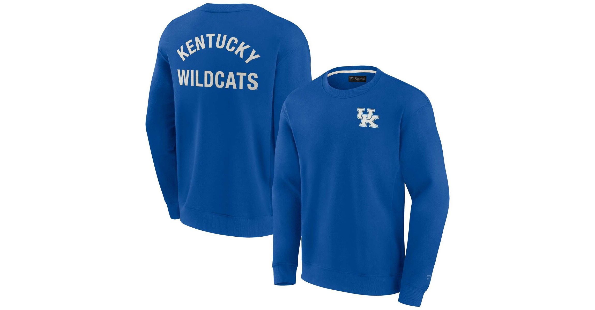 NCAA Unisex Fanatics Kentucky Wildcats Super Soft Pullover Crew Sweatshirt