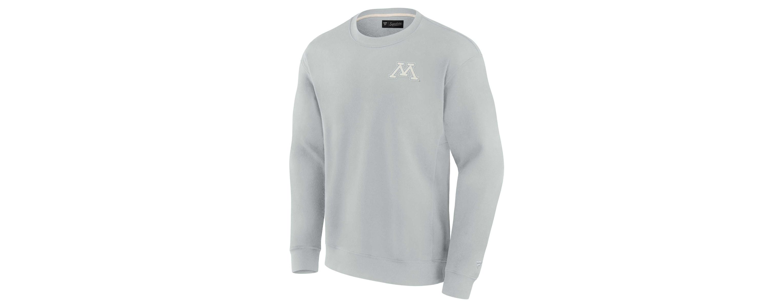 NCAA Unisex Fanatics Minnesota Golden Gophers Super Soft Pullover Crew Sweatshirt