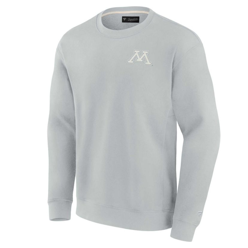 NCAA Unisex Fanatics Minnesota Golden Gophers Super Soft Pullover Crew Sweatshirt