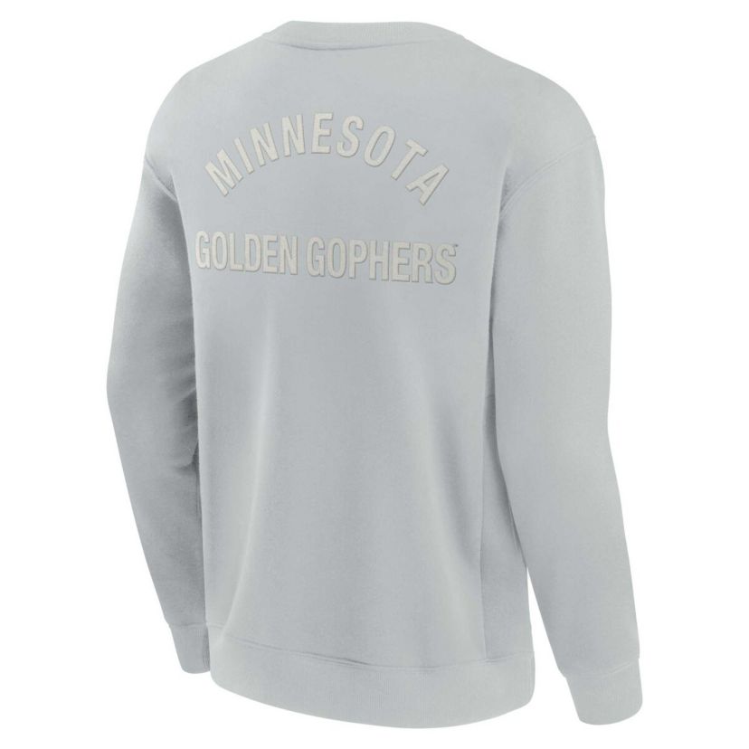 NCAA Unisex Fanatics Minnesota Golden Gophers Super Soft Pullover Crew Sweatshirt