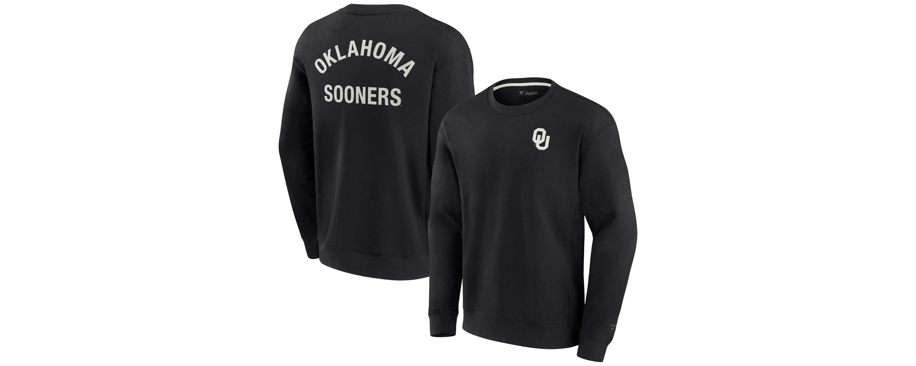 NCAA Unisex Fanatics Oklahoma Sooners Super Soft Pullover Crew Sweatshirt
