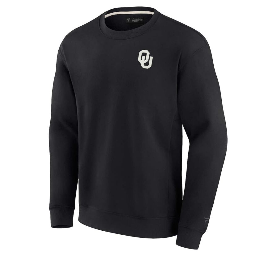 NCAA Unisex Fanatics Oklahoma Sooners Super Soft Pullover Crew Sweatshirt