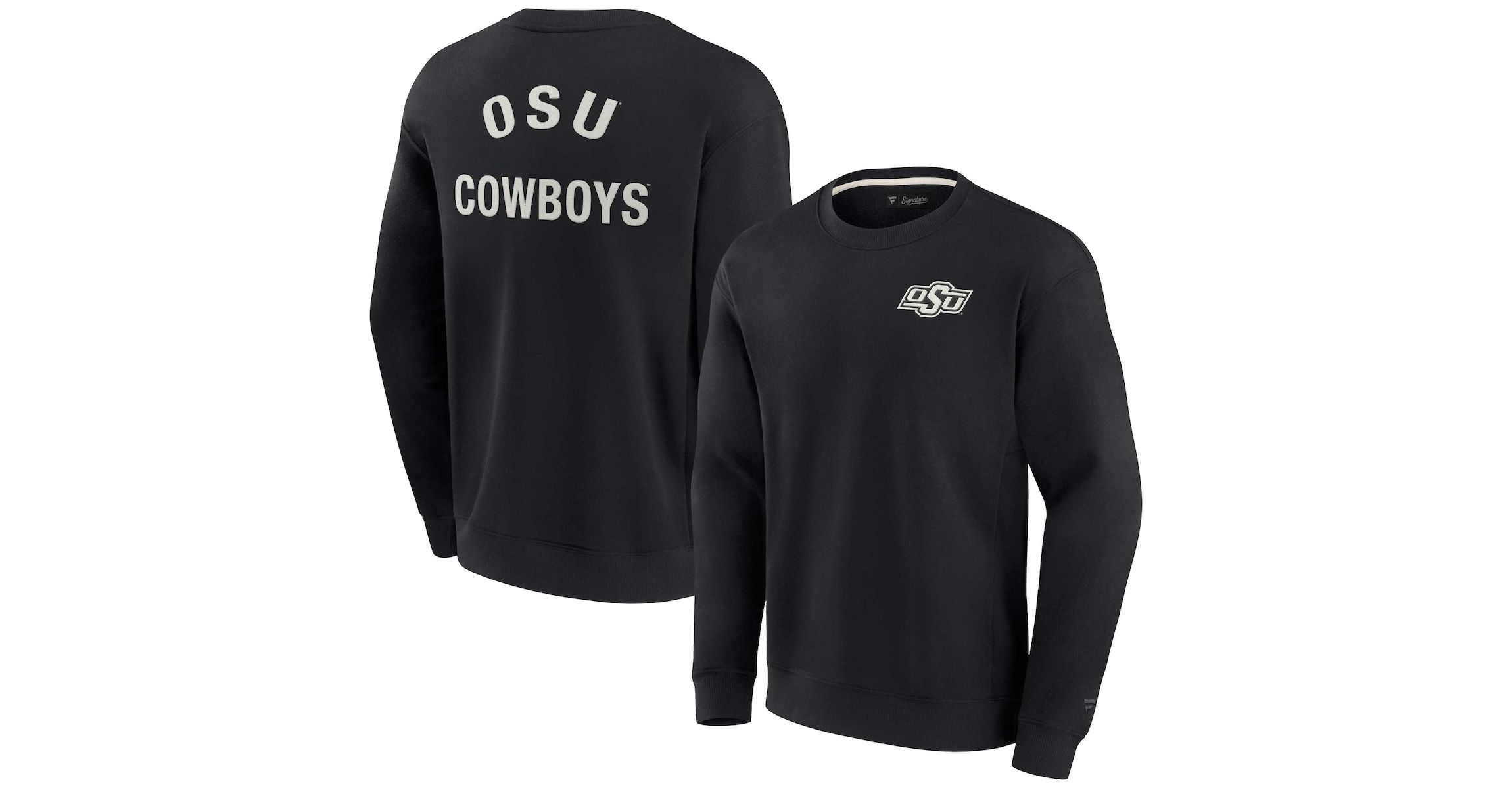 NCAA Unisex Fanatics Oklahoma State Cowboys Super Soft Pullover Crew Sweatshirt