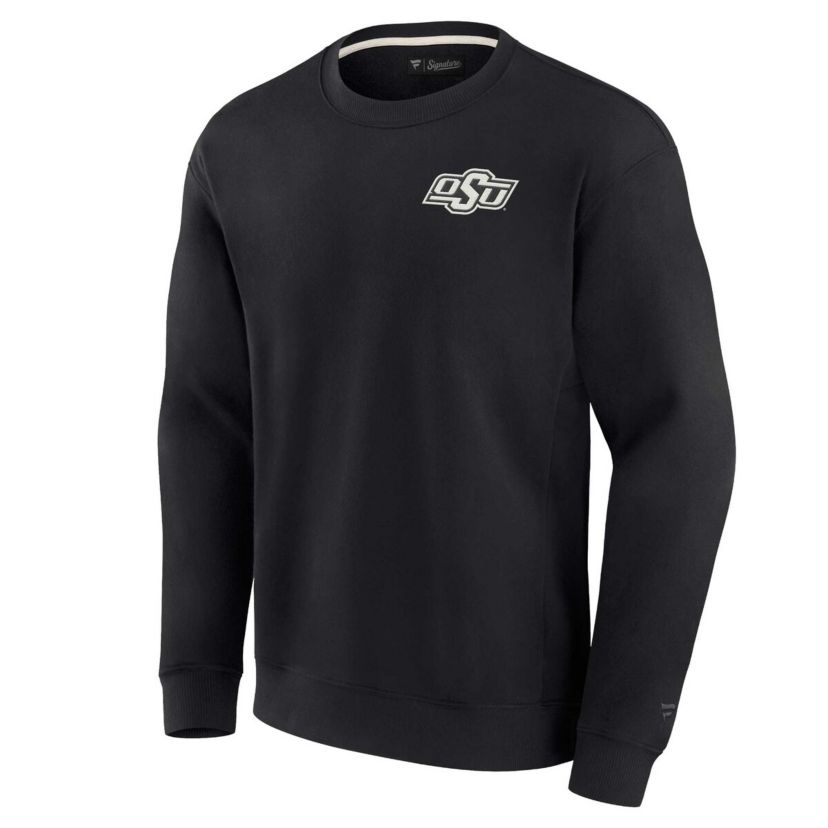 NCAA Unisex Fanatics Oklahoma State Cowboys Super Soft Pullover Crew Sweatshirt