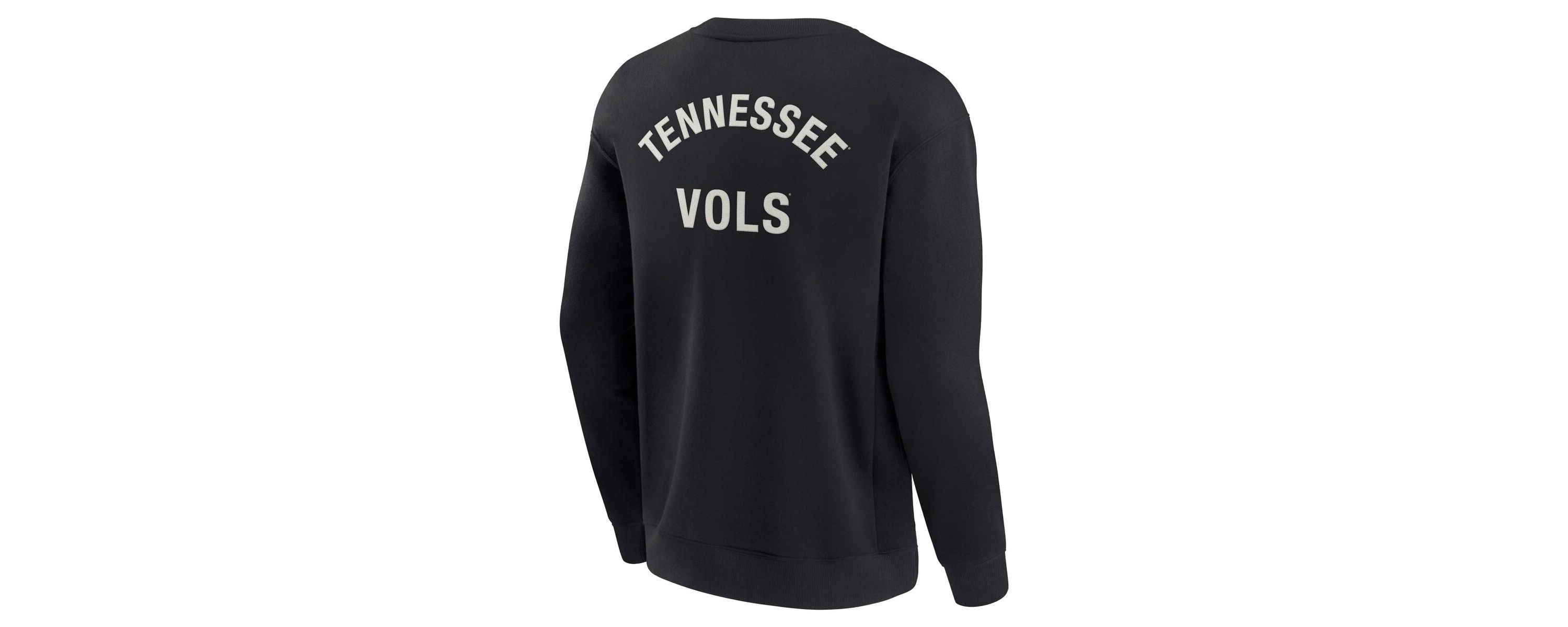 NCAA Unisex Fanatics Tennessee Volunteers Super Soft Pullover Crew Sweatshirt