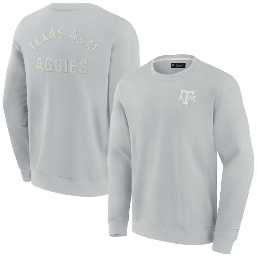 NCAA Unisex Fanatics Texas A&M Aggies Super Soft Pullover Crew Sweatshirt