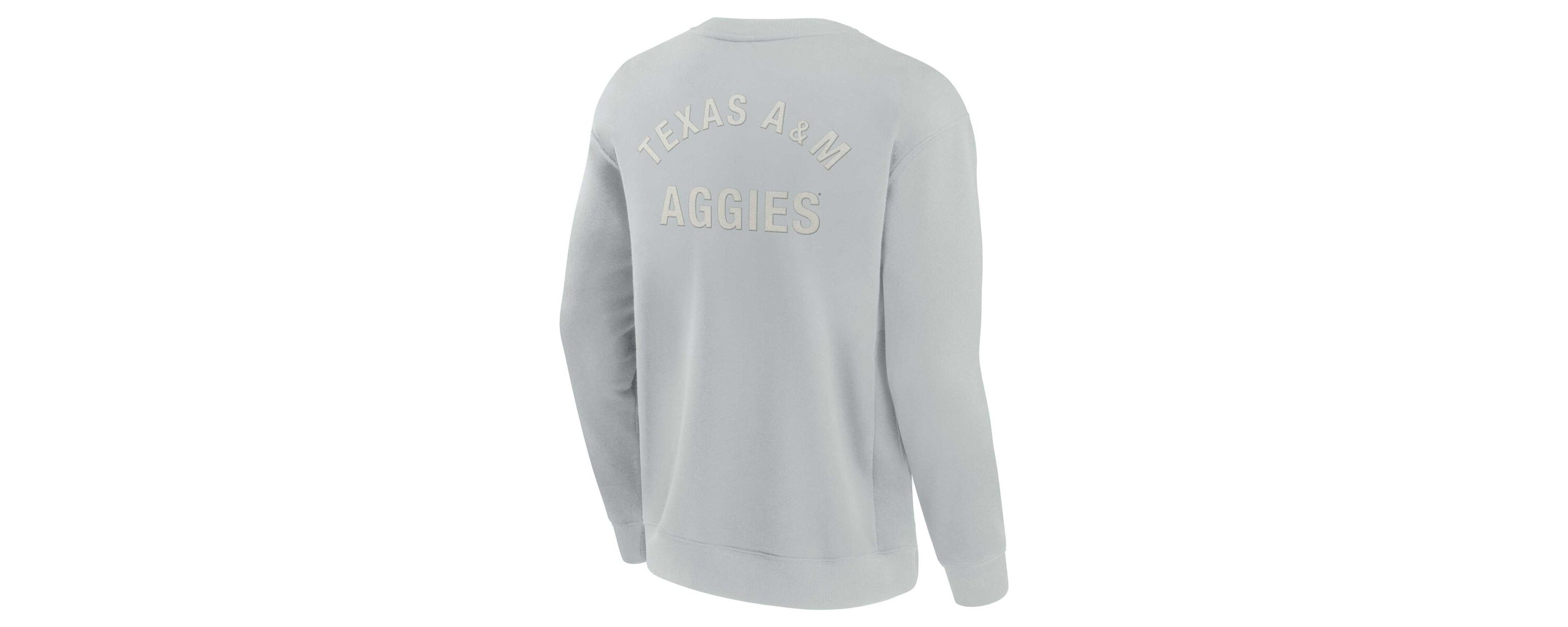 NCAA Unisex Fanatics Texas A&M Aggies Super Soft Pullover Crew Sweatshirt