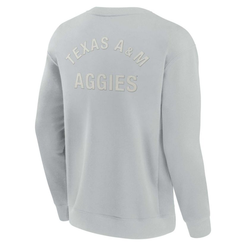 NCAA Unisex Fanatics Texas A&M Aggies Super Soft Pullover Crew Sweatshirt