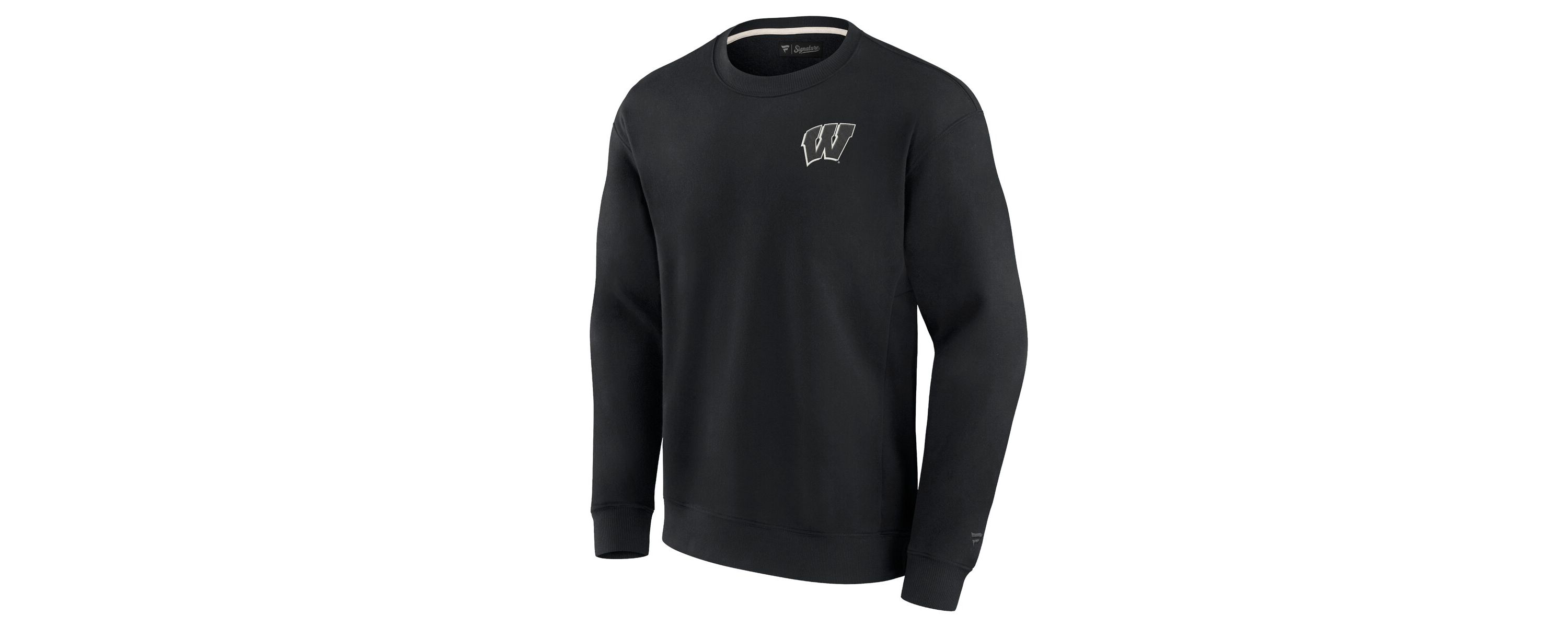 NCAA Unisex Fanatics Wisconsin Badgers Super Soft Pullover Crew Sweatshirt