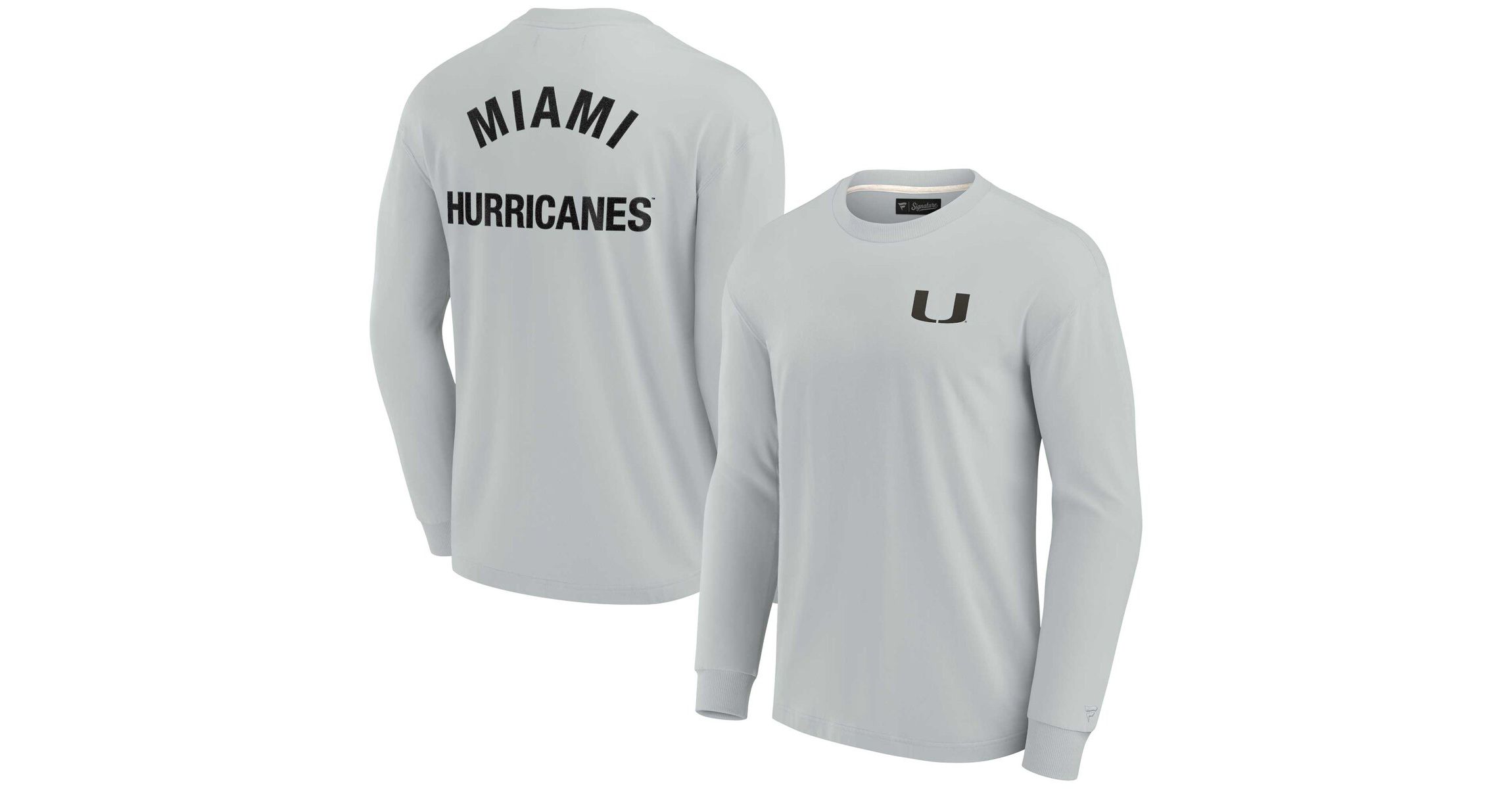 Miami (FL) Hurricanes NCAA Unisex Fanatics Miami Hurricanes Elements Super Soft Long Sleeve T-Shirt