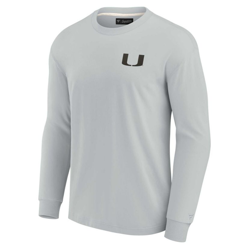 Miami (FL) Hurricanes NCAA Unisex Fanatics Miami Hurricanes Elements Super Soft Long Sleeve T-Shirt