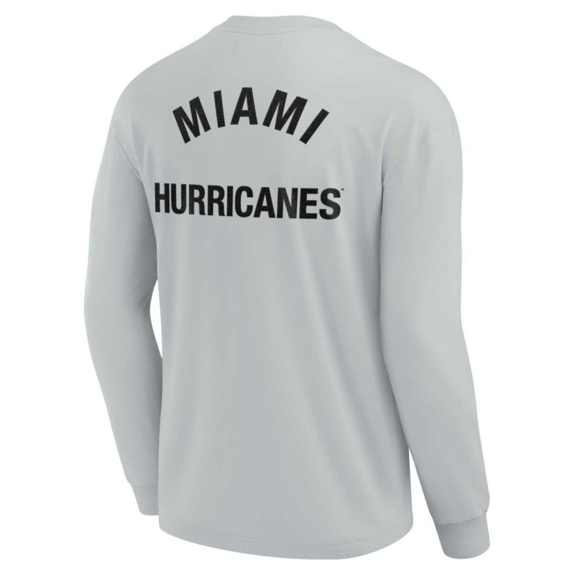 Miami (FL) Hurricanes NCAA Unisex Fanatics Miami Hurricanes Elements Super Soft Long Sleeve T-Shirt