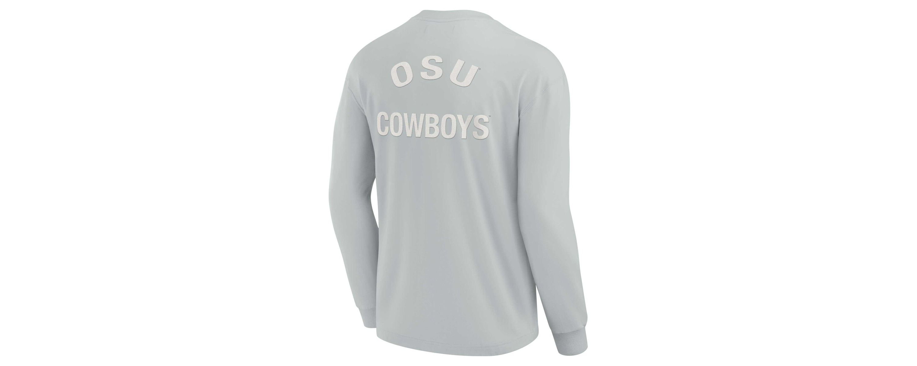 NCAA Unisex Fanatics Oklahoma State Cowboys Elements Super Soft Long Sleeve T-Shirt