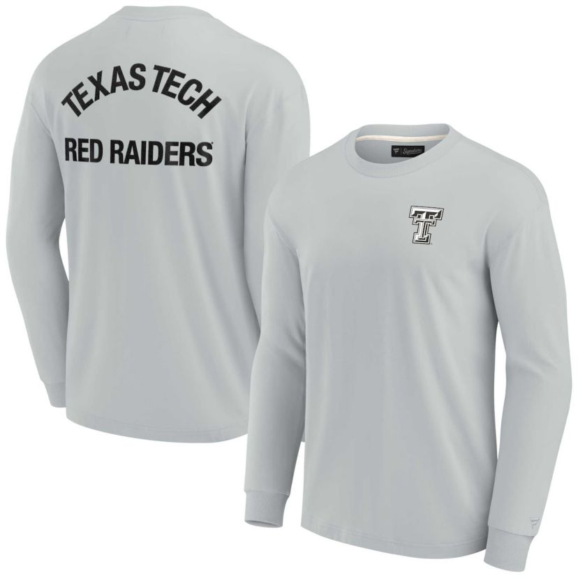 Texas Tech Red Raiders NCAA Unisex Fanatics Texas Tech Raiders Elements Super Soft Long Sleeve T-Shirt