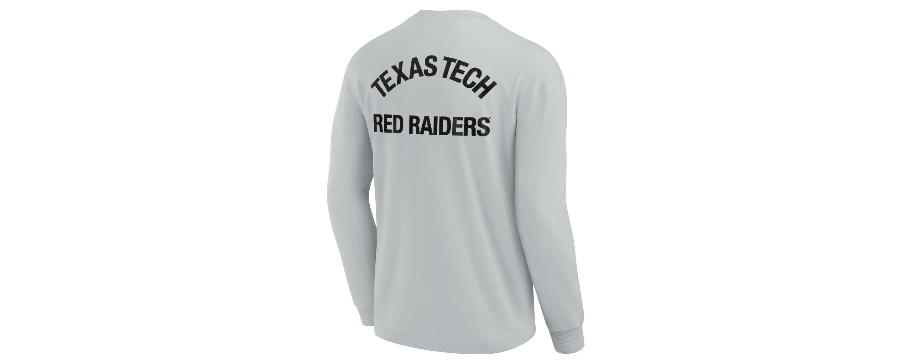 Texas Tech Red Raiders NCAA Unisex Fanatics Texas Tech Raiders Elements Super Soft Long Sleeve T-Shirt