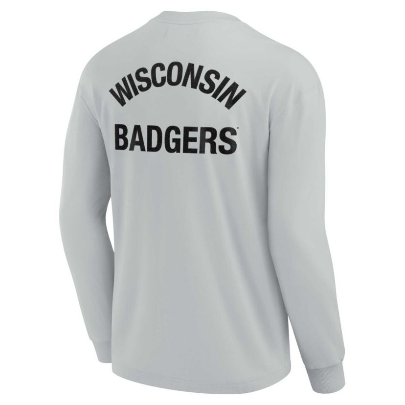 NCAA Unisex Fanatics Wisconsin Badgers Elements Super Soft Long Sleeve T-Shirt