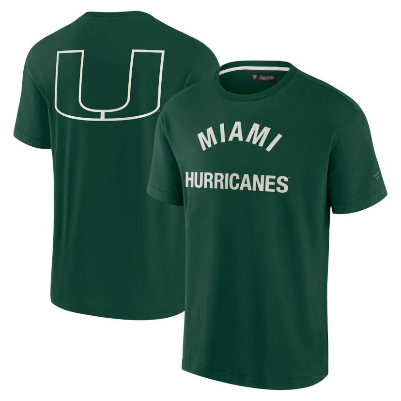 Miami (FL) Hurricanes NCAA Unisex Fanatics Miami Hurricanes Elements Super Soft Short Sleeve T-Shirt