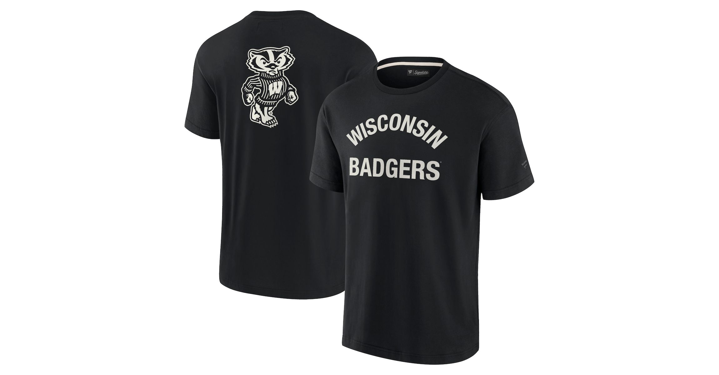 NCAA Unisex Fanatics Wisconsin Badgers Elements Super Soft Short Sleeve T-Shirt