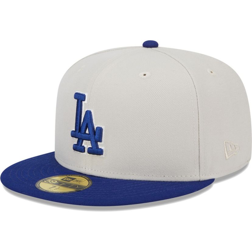 MLB Gray/Royal Los Angeles Dodgers World Class Back Patch 59FIFTY Fitted Hat