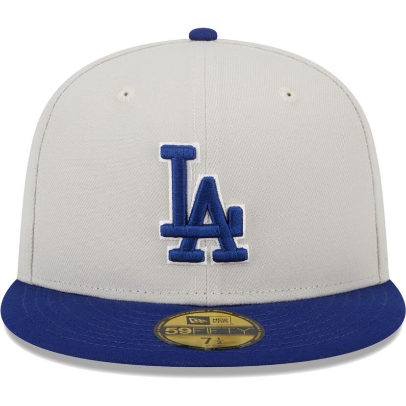 MLB Gray/Royal Los Angeles Dodgers World Class Back Patch 59FIFTY Fitted Hat