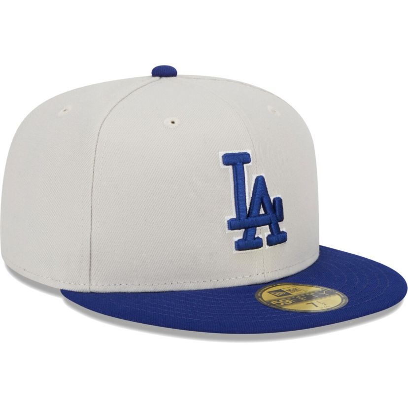 MLB Gray/Royal Los Angeles Dodgers World Class Back Patch 59FIFTY Fitted Hat