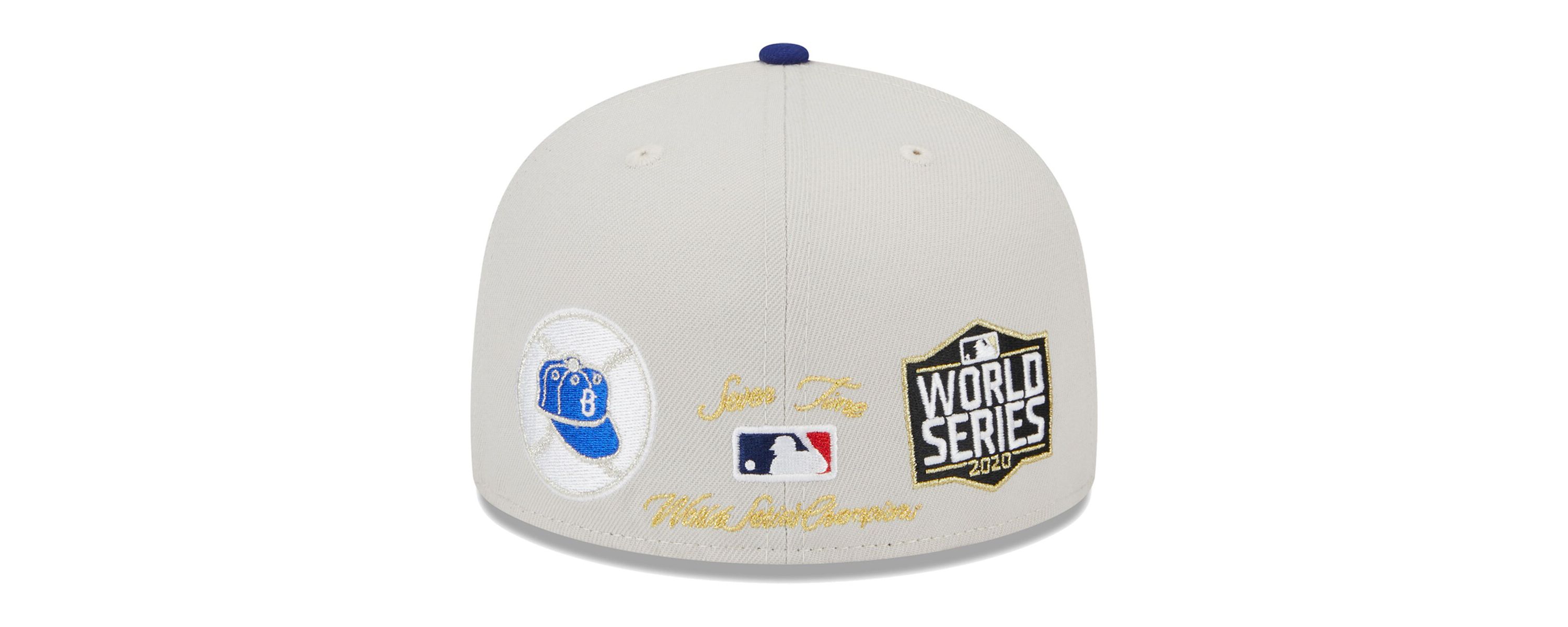 MLB Gray/Royal Los Angeles Dodgers World Class Back Patch 59FIFTY Fitted Hat