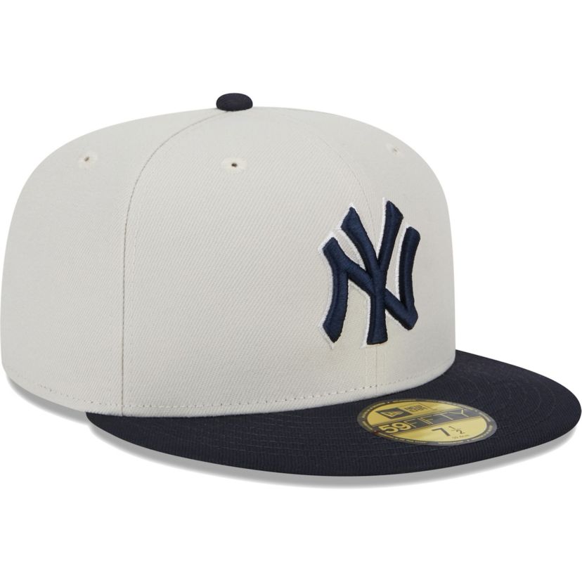MLB Gray/Navy New York Yankees World Class Back Patch 59FIFTY Fitted Hat